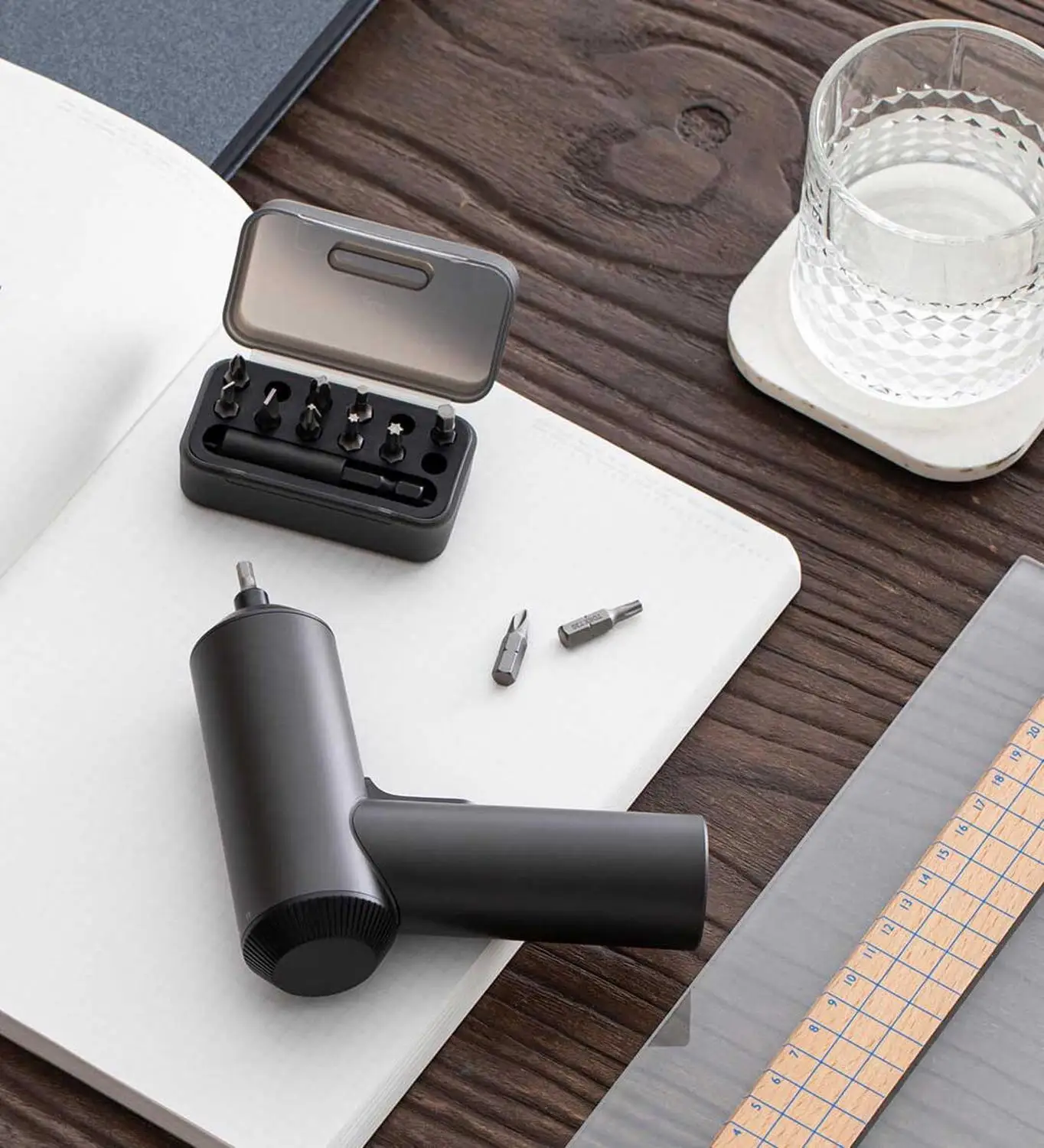 コードレス高圧洗浄機 バッテリー式 Xiaomi Mijia Xiaomi Mijia-コードレス充電式ドライバー,3.6v,2000mah,5n.m,12個の
