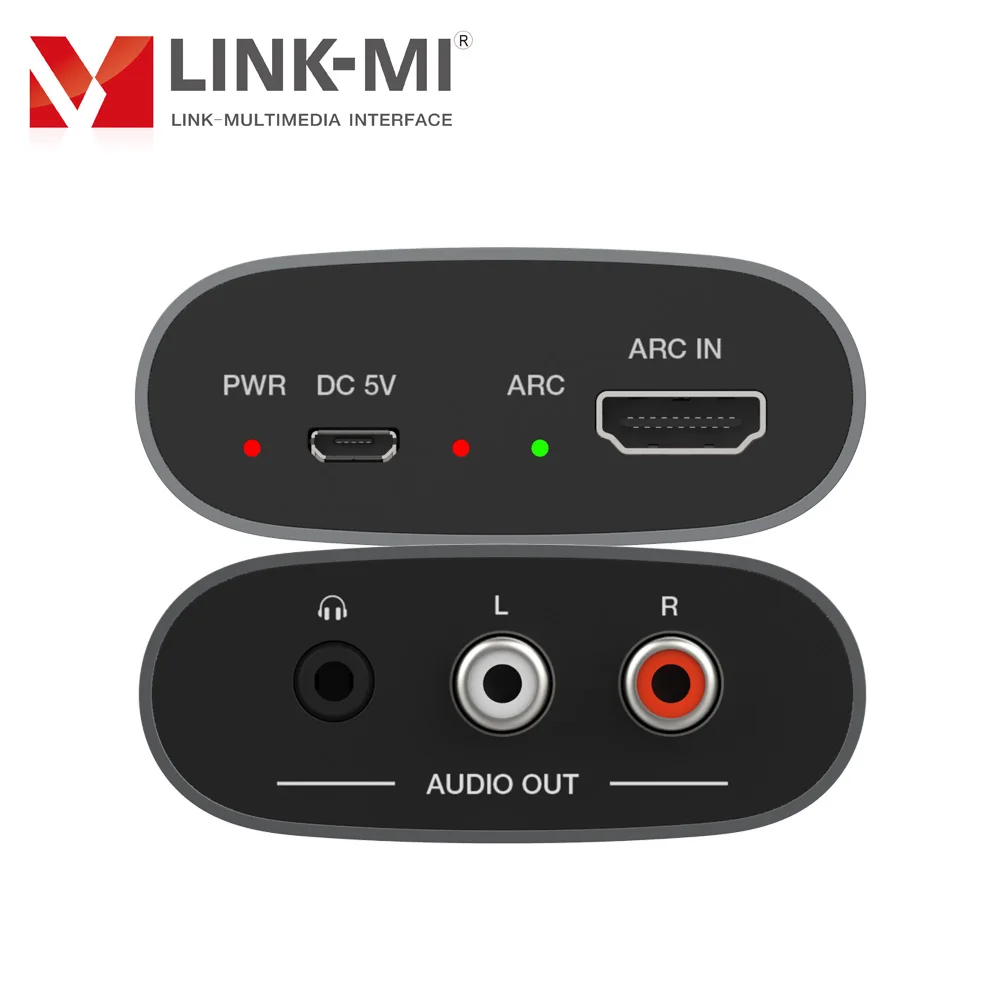 LINK-MI HDMI ARC Audio Extactor สารสกัดจากเสียงจาก2ช่อง Analog Stereo Audio Out สำหรับตัวรับสัญญาณ/เครื่องขยายเสียง