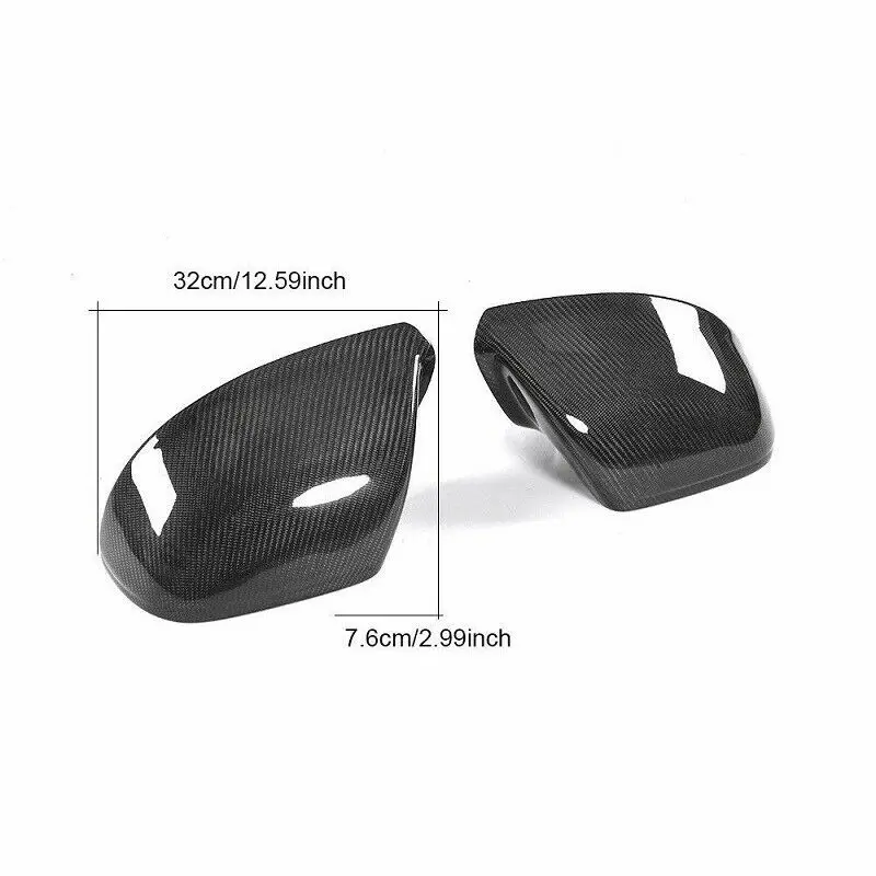 Replacement Carbon Fiber Rear View Mirror Cover Fit For Audi Q5 SQ5 Q7 2010-2018