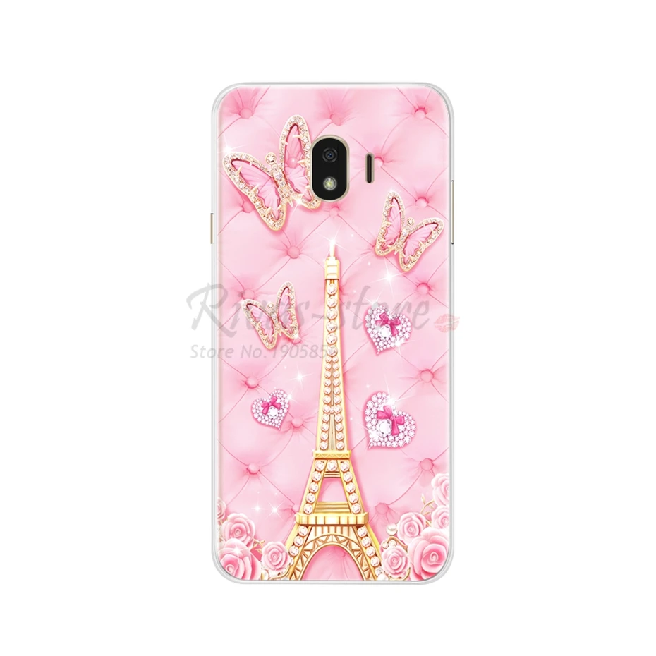 Phone Case For Samsung Galaxy J4 2018 Case For Samsung J4 Plus Cartoon Soft Silicone Back Cover For Samsung Galaxy J4 2018 Case