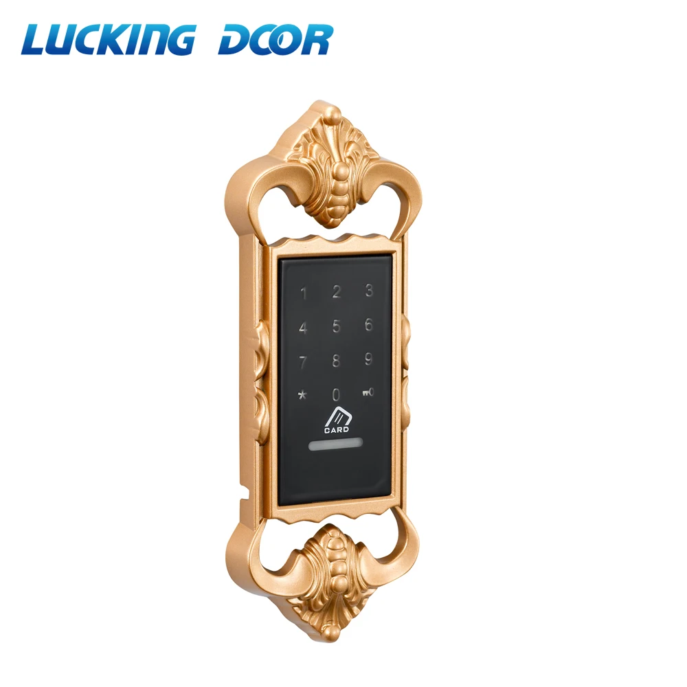 

RFID card reader Golden color office cabinet safety locks wooden furniture locks with for gym/apartments/spa center etc combinat