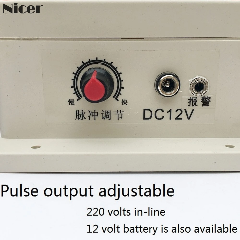 Zasilacz do elektrycznego ogrodzenia wysokonapięciowy regulator impulsowy izolatory ogrodzenia elektryczne do hodowli zwierząt dla drobiu nowe dla