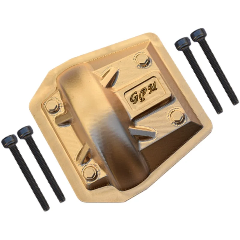 AXIAL 1/6 SCX6 JEEP JLU WRANG LER 4WD Pure Copper Front/Rear Gearbox Universal Cover AXI252002