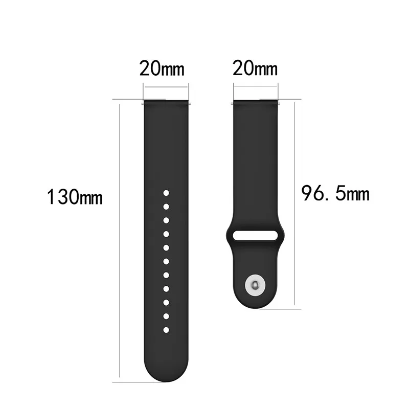 Silicone Strap For Xiaomi IMILAB KW66 Smart Watch Band Sport Bracelet For Haylou Solar LS05/RT LS05S/LS02 Realme Watch 2 Pro S