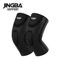 JINGBA SUPPORT 1 pair Elastic Nylon knee protector knee pads basketball for sports volleyball knee brace support joelheira