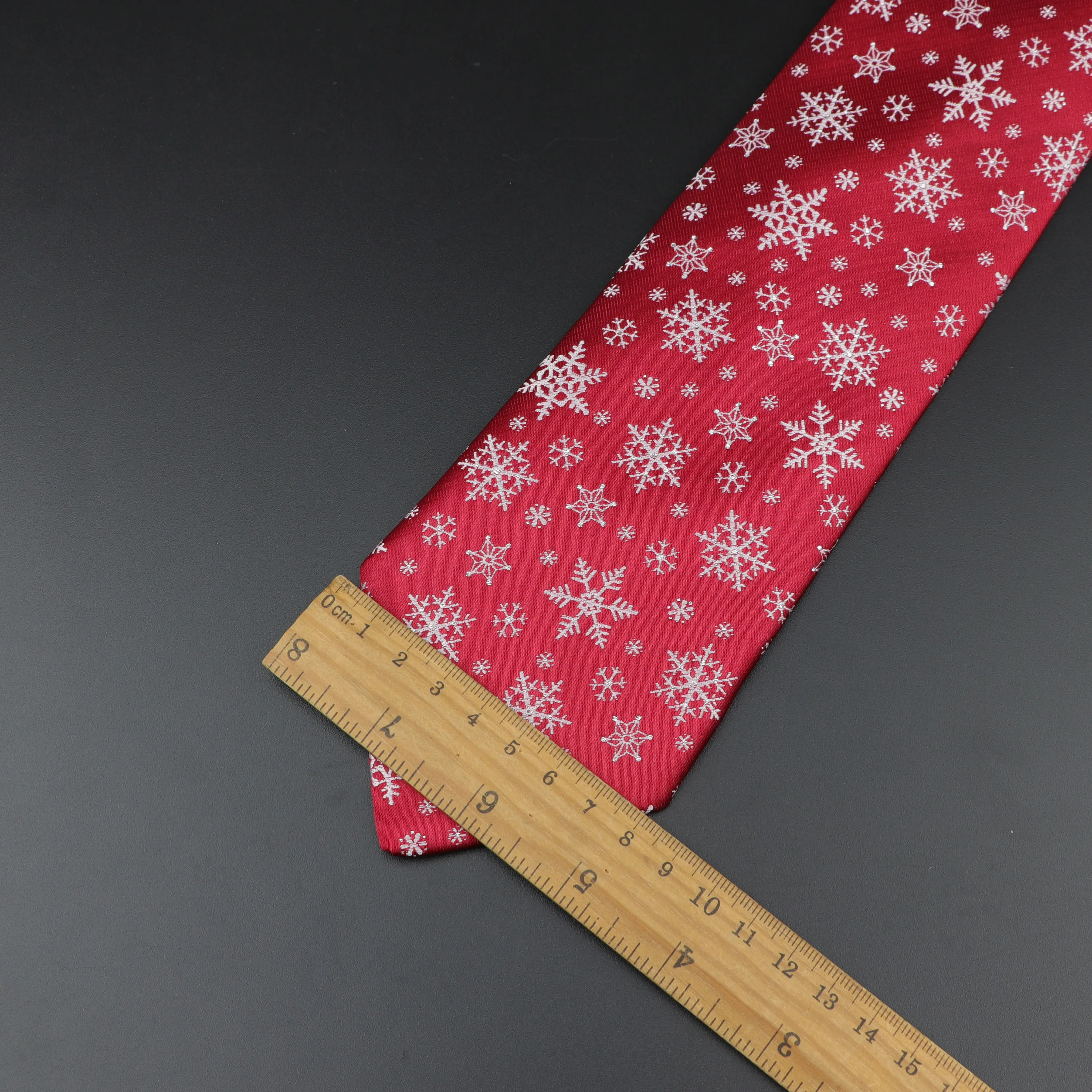 Red Christmas Tie 8cm&10cm Snowman Ties For Christmas Day Men's Green Tree Necktie Santa Claus Neck Tie For Festival Gift