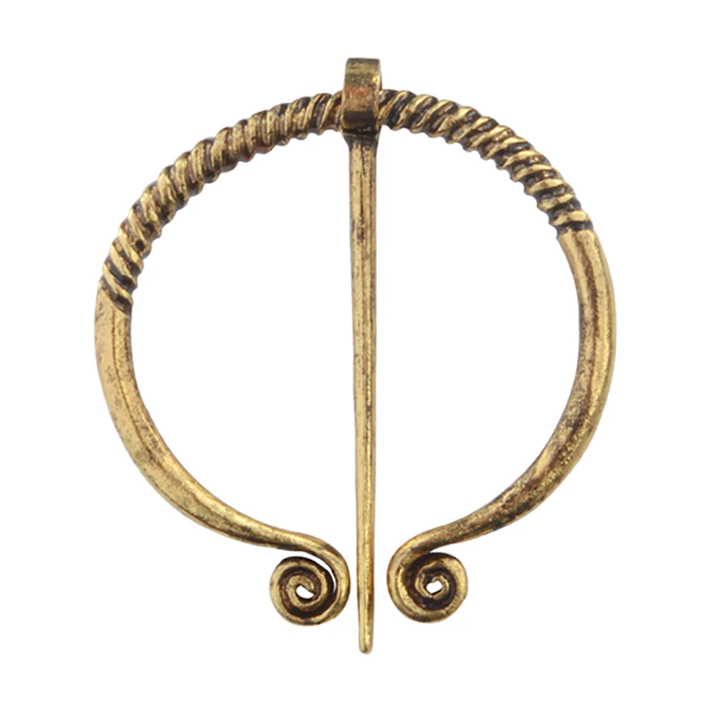 Retro Viking Brooch Collection Twists Knotted Fibula Cloak Pin Penannular Cloak Pin Shawl Pin Viking Style Pins Collection