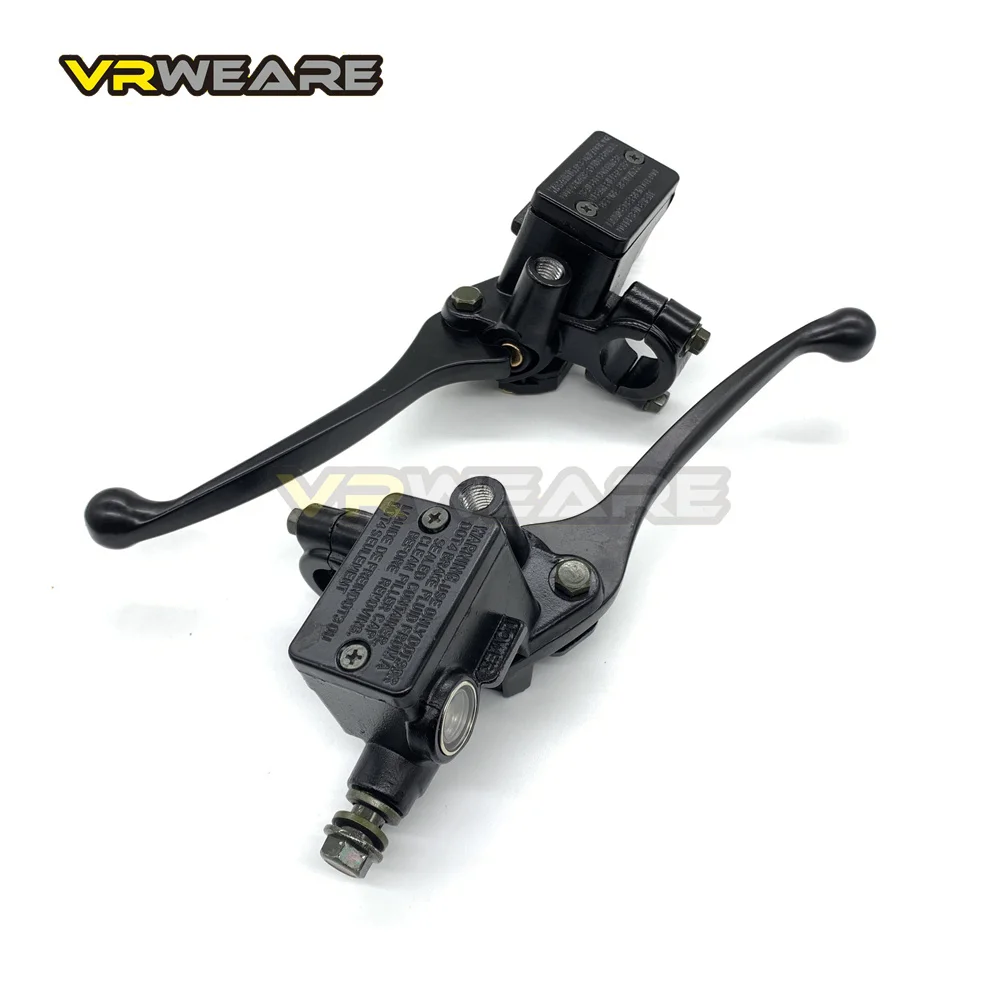 LEFT SIDE Motorcycle Brake Master Cylinder Hydraulic Left Lever Pump For Dirt Pit Bike ATV Quad Moped Scooter Buggy Go Kart