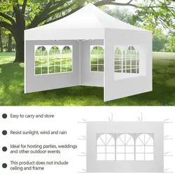 Oxford Cloth Outdoor Portable Without Canopy Frame Shelter Waterproof Tents Shelter Rainproof Tent Side Garden Shade 3*2m