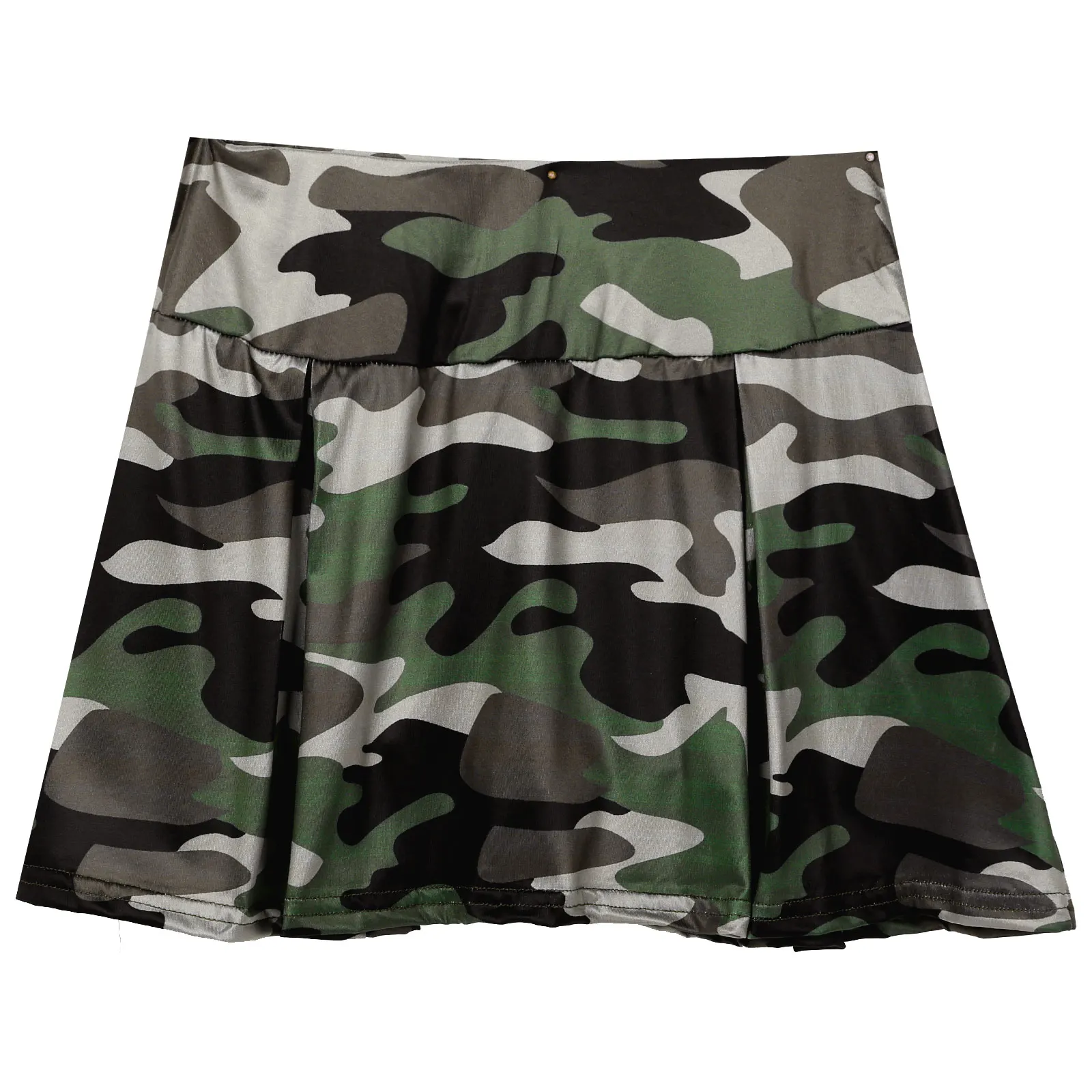 Women Camouflage Pleated Sport Skirt Girls Summer Pantskirt Volleyball Tennis Running Workout Sporty Mini Skirt Plus Size S-5XL