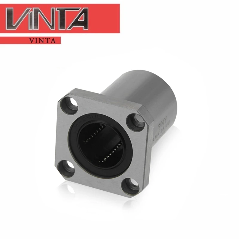 Square flange linear bearing LMK6 8 10 12 13 16 20 25 30 35 40 50 60UU Linear bearings Shaft Ball Bushings rolamentos