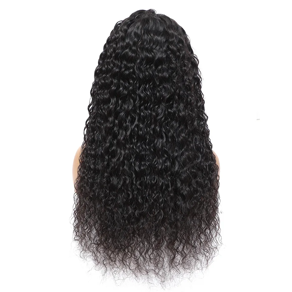 Brazilian Water Wave wigs 13x4 Human Hair Wig HD Transparent Lace Wig Vendors 100% Virgin Hair Wigs For Black Women