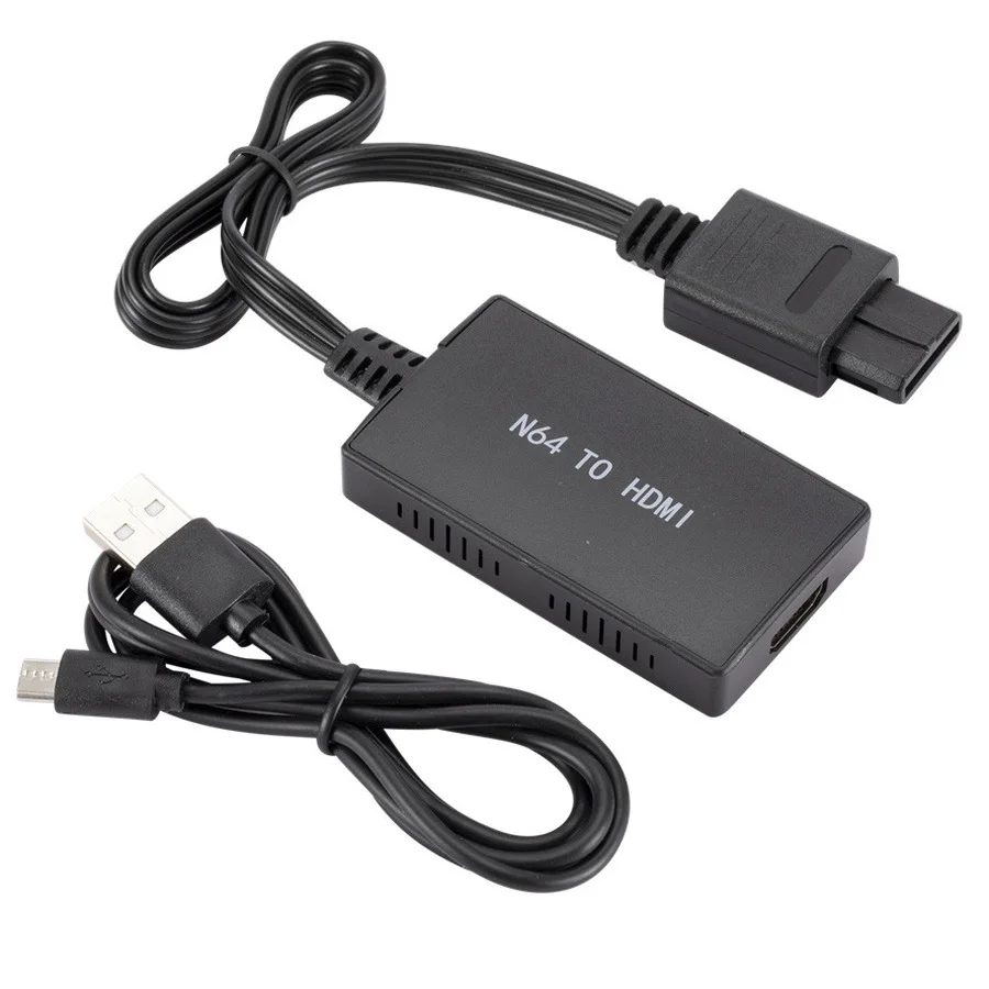 HD Suitable N64 To HDMI Converter HD Link Cable For N64/GameCube/SNES Plug and Play 1080P For N64 To HDMI Converter Cable