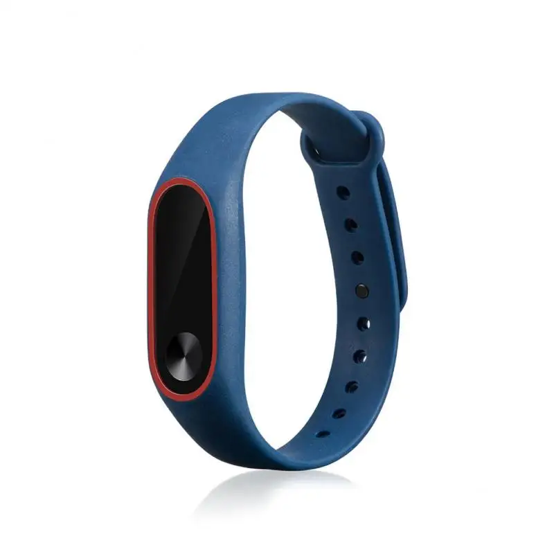 Silicone Strap For Xiaomi Mi Band 2 For Women Man Dual Color Bracelet Smart Watchband Sport Wrist Band Cover For Xiaomi Miband2