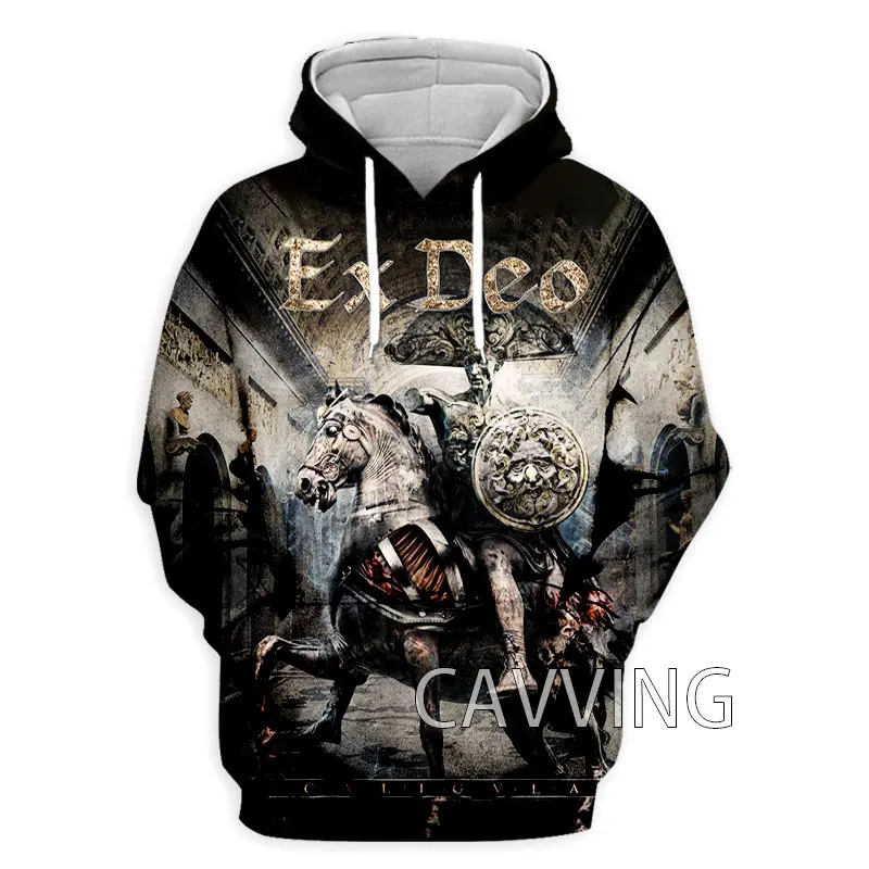 New Fashion Women/Men's  3D Print  Ex Deo Band   Hoodies Hooded Sweatshirts Harajuku Hoodie Sweatshirts Tops Clothing