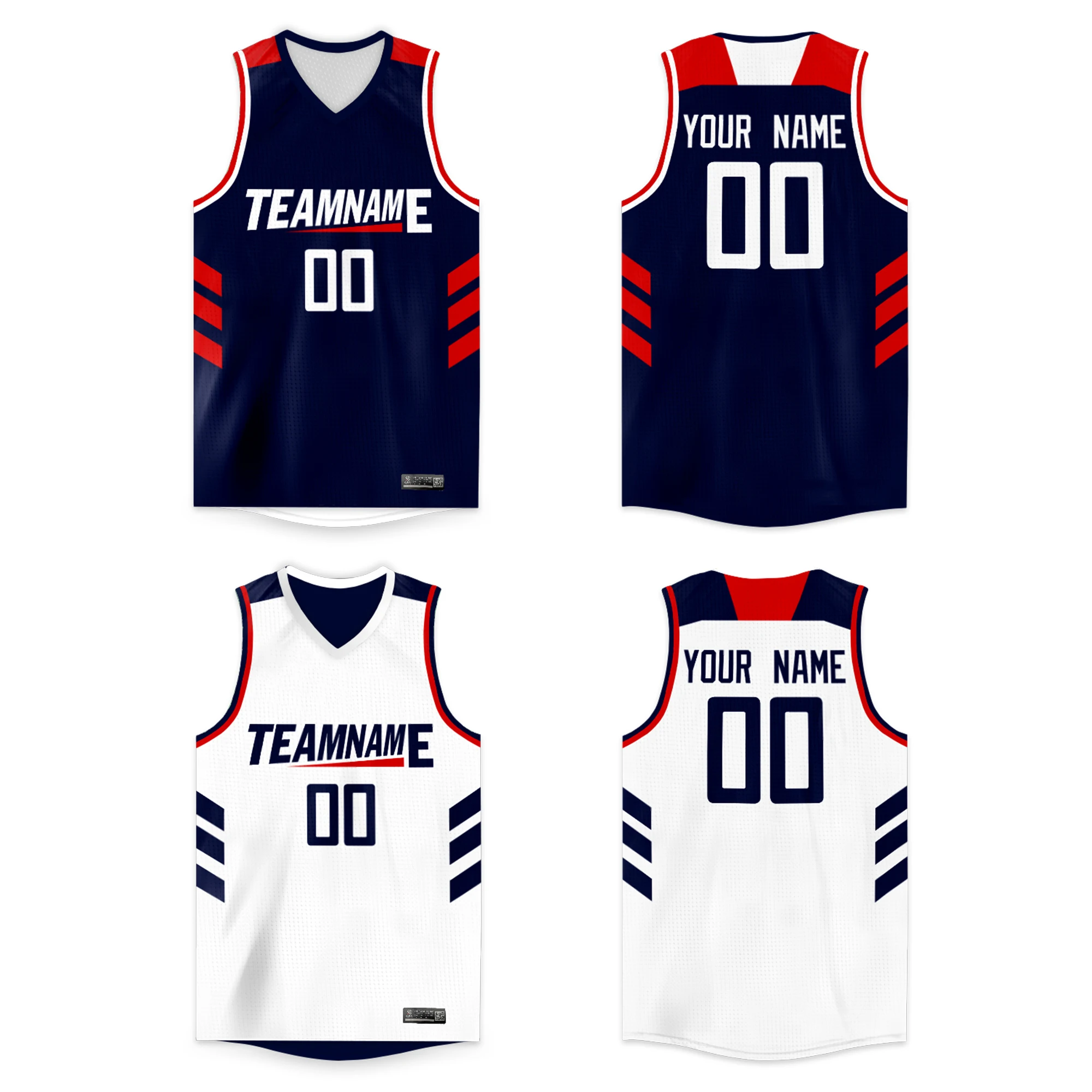 New men's V-neck double-sided basketball sports jacket outdoor breathable training sportswear custom team name/number