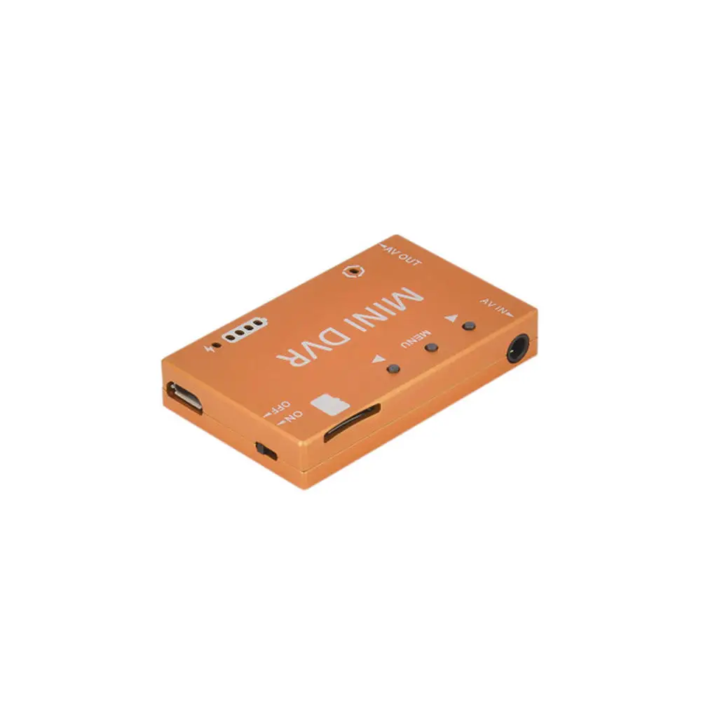 Mini FPV DVR Module NTSC/PAL Switchable Built-in Battery Video Audio Recorder for RC Drone