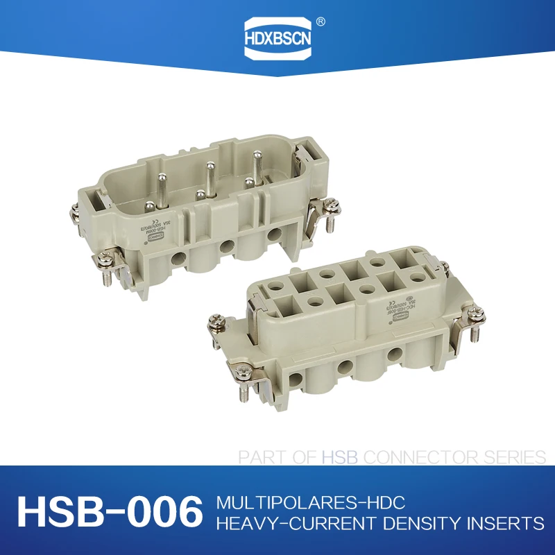 HDXBSCN Heavy Duty Connectors Heavy-current inserts HDC-HSB series HSB-006 012 Harting Ilme