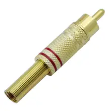 Gold Plated CA Male Connectos 2 Pcs #5