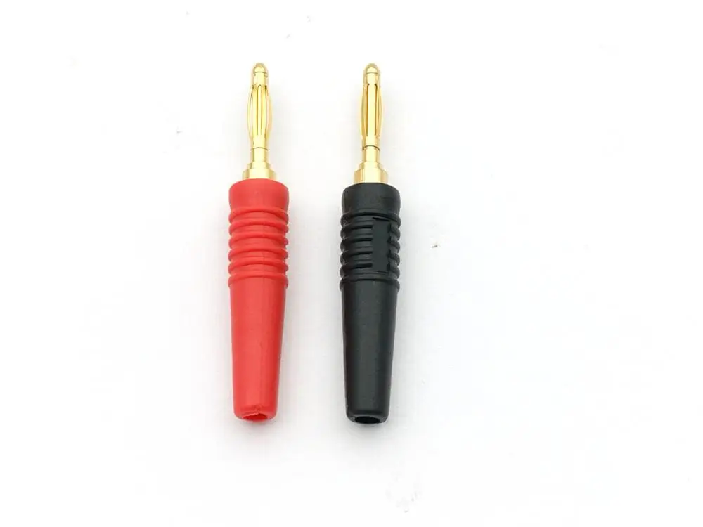 10pcs copper 2mm Gold Plated Banana Plug soldering connector