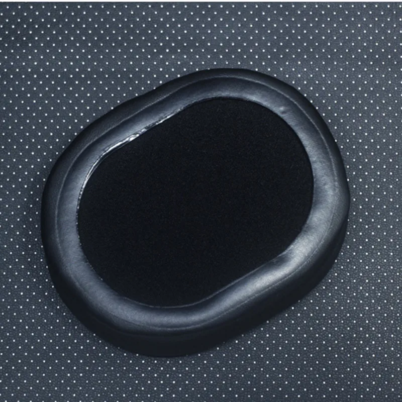 Earpad Busa Memori Hitam PU Cocok 100X80MM 110X90MM untuk Besar Atas Ear Headphone untuk AKG untuk HifiMan untuk ATH untuk Philips