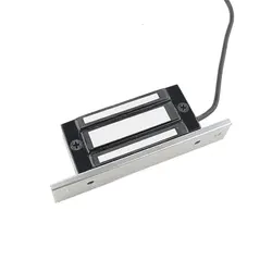 Mini 60KG/132lbs Elektrisch Magnetisch Deurslot DC12V/24V Onzichtbare Installatie Gebruikt Voor Kast Houten Deur waterdicht