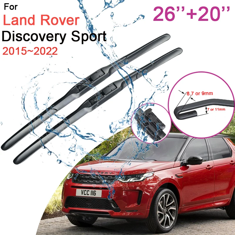 

Щетки стеклоочистителя лобового стекла для Land Rover Discovery Sport L550 2015 2016 ~ 2022