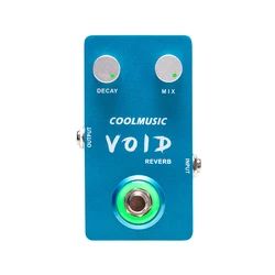 Coolmusic Void Reverb Pedal Electric Guitar Effects Stompbox Mini Thin True Bypass Design Musical Instruments Guitar Accessories