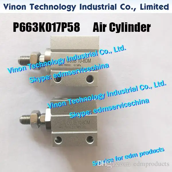 P663K017P58 Air Cylinder CUJB10-8DM for MV1200,MV2400 edm machines 2210002919, CUJB10-8-D-M, P663-K017-P58