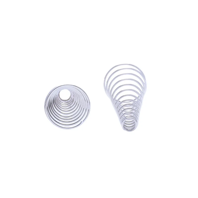 1-10Pcs 304 Stainless Steel Tower Springs Conical Cone Compression Spring A2 Taper Pressure Spring Wire Diameter 0.4-0.7mm