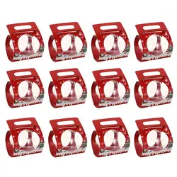 12 Sets Of Handheld Baking Cake Packing Boxes Pudding Dessert Storage Boxes Mousse Salad Pudding Ball Cup Party Return Food Box