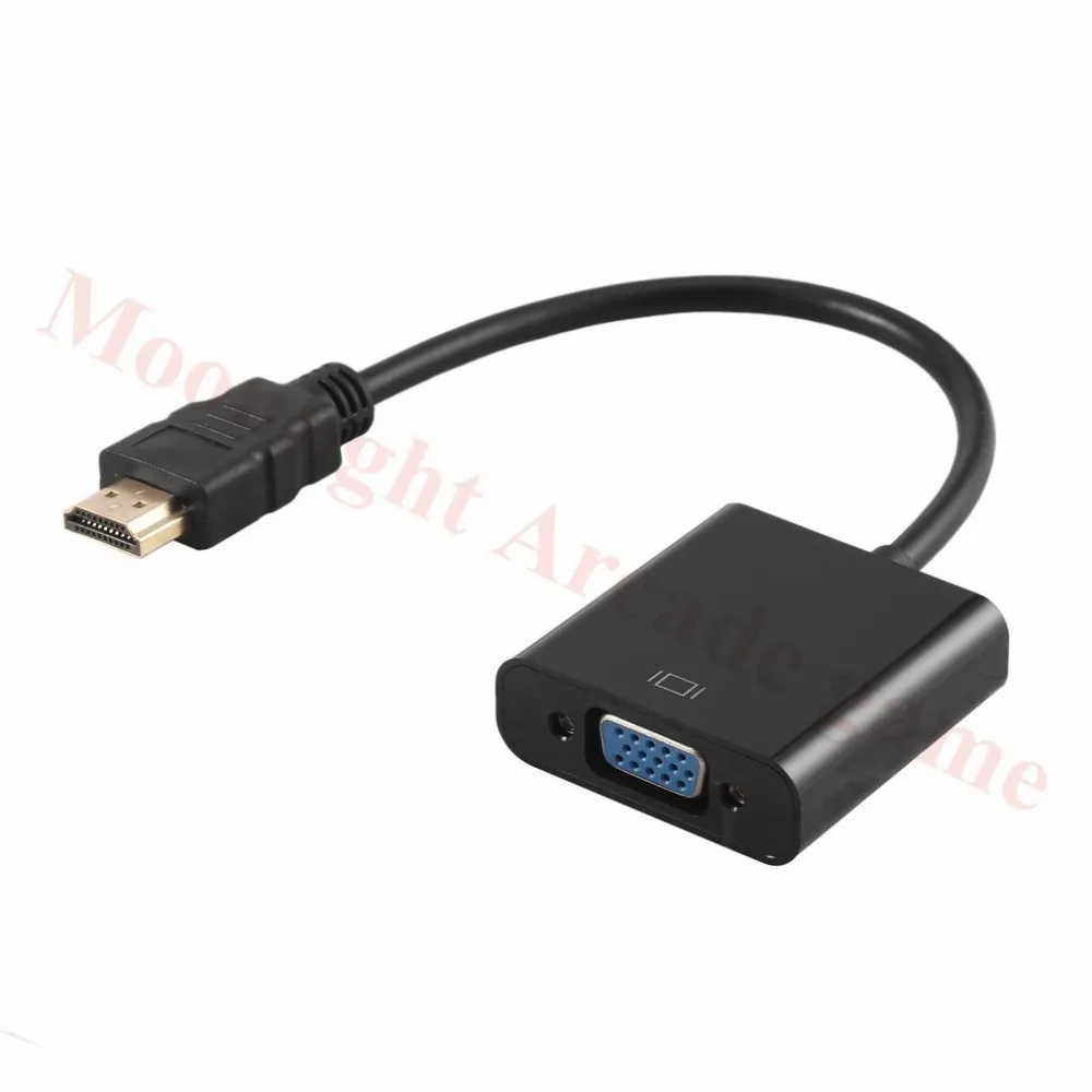 HD 1080P HDMI-compatible to VGA adapter converter cable For Xbox PS4 PC laptop TV box to projector display HDTV