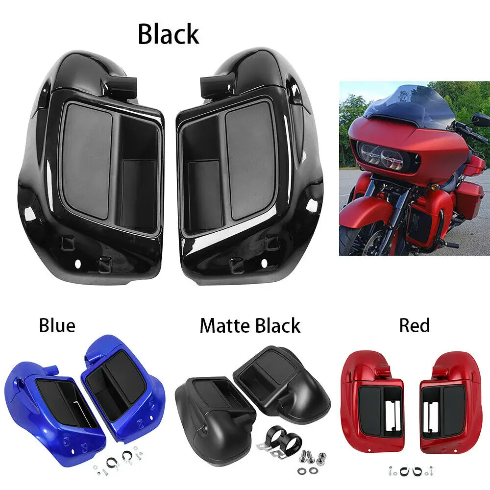 Schowek na dolną wentylowaną nogę do motocykli Harley Touring Street Glide Road King Electra Glide 2014-2023 2015 2014 2018