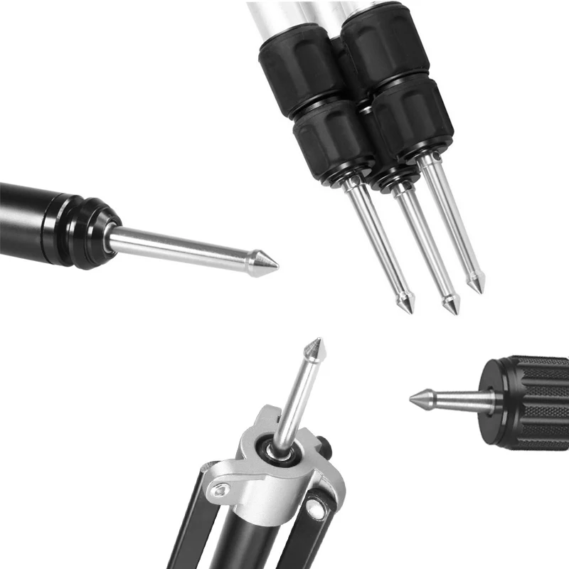 3/8,1/4 Inch Interface High Quality Stainless Steel Foot Spike for Monopod Tripod Camera Spikes Component  Mounting Stud Screw