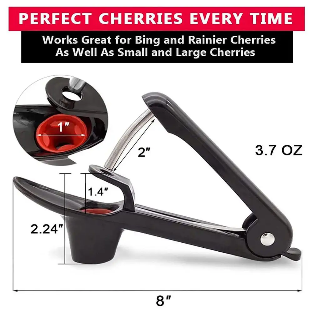 Cherry Pitter Kersen Corer Fruit Core Seed Remover Olijf Pitter Abs + Rvs Eenvoudig Te Bedienen Keuken Praktische Gadgets