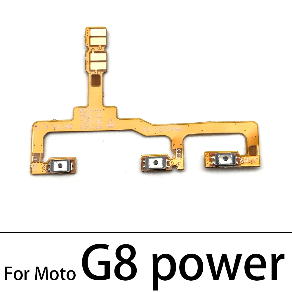 Volume Button Power Switch On Off Flex Cable For Moto G4 G5 G5S G6 G7 G8 G9 Play Plus Power Lite