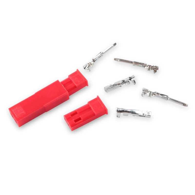 10/20Pcs 2.54Mm Jst Syp 2-Pin Vrouwelijke & Mannelijke Rode Plug Behuizing Crimp Terminal Connector kit