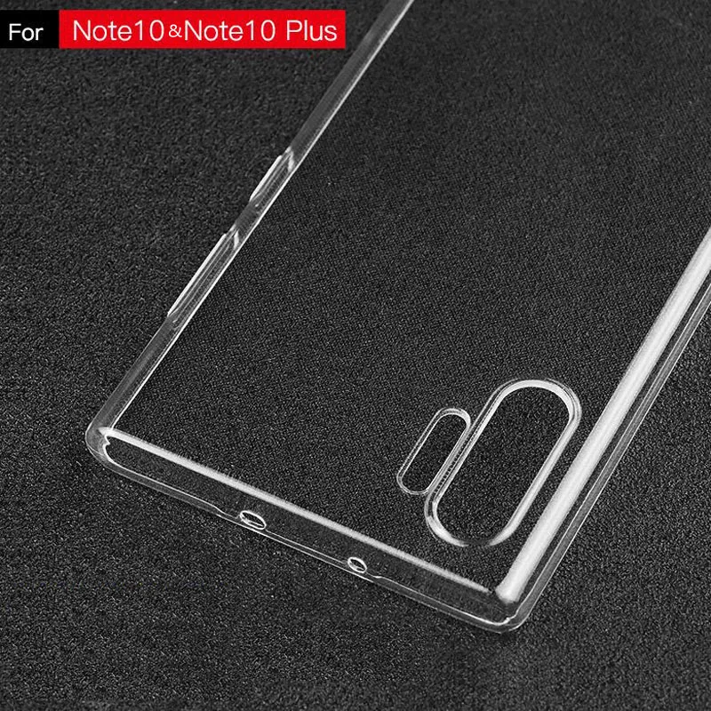 Прозрачный мягкий силиконовый чехол для Samsung Galaxy Note 10 Plus