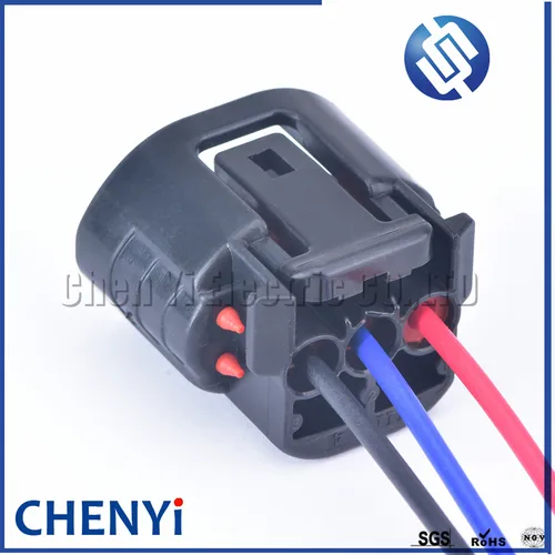 Imagen 2 del producto Conectores automotrices de enchufe de alternador ovalado, 3 pines, 6189-0442 hembra, para Nissan, Toyota, Lexus, 1UZ, 2UZ, 90980-11349 con cables
