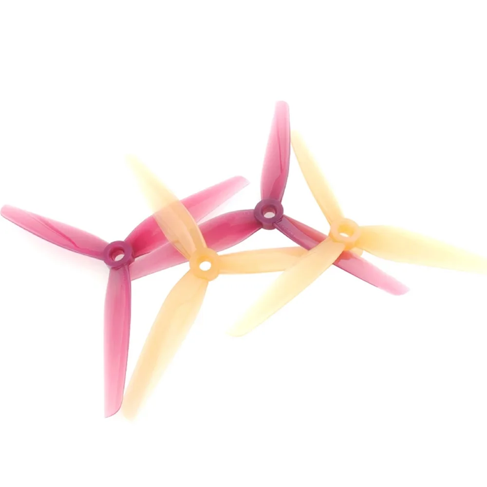 HQPROP Ethix P3 Peanut Butter & Jelly Prop 5130 5.1X3X3 3-Blade PC Propeller for RC FPV Racing Freestyle 5Inch Drones DIY Parts thumbnail 3