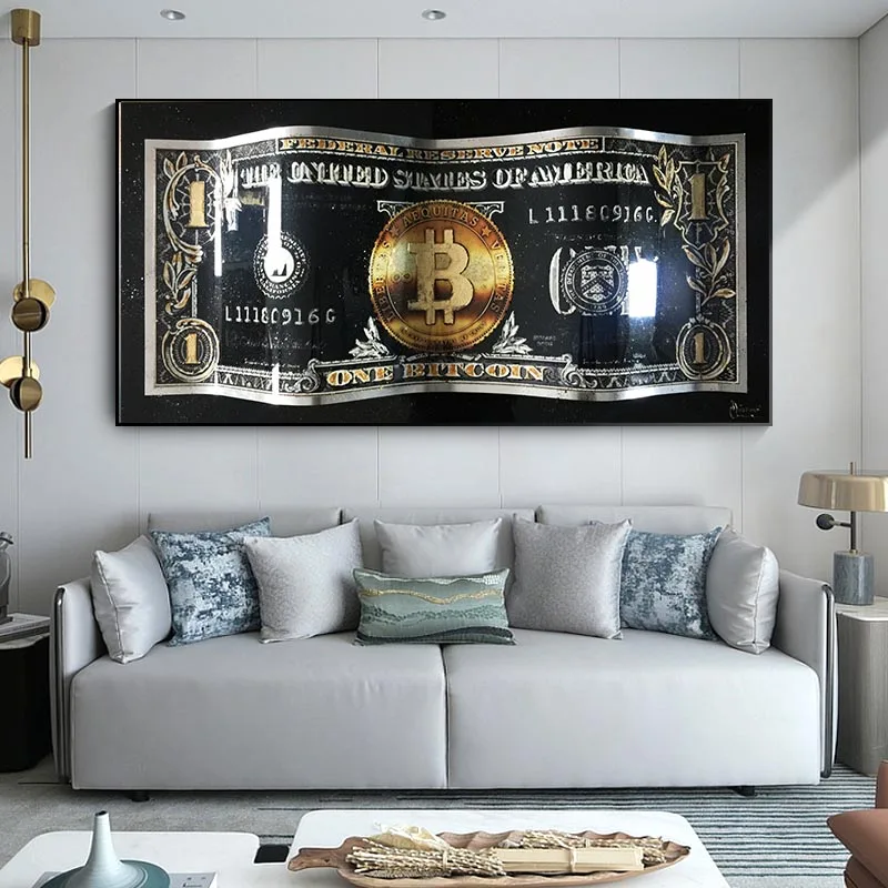 

Monopoly Dollar Art Canvas Poster And Prints Creative Money 100 Dollars Picture Wall Decor Painting For Liviung Room