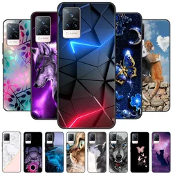 For Coque vivo V21e Case Silicon Back Cover Phone Case For vivo V21e Cases Soft bumper Funda on vivo V2061 V21 e V 21e 6.44