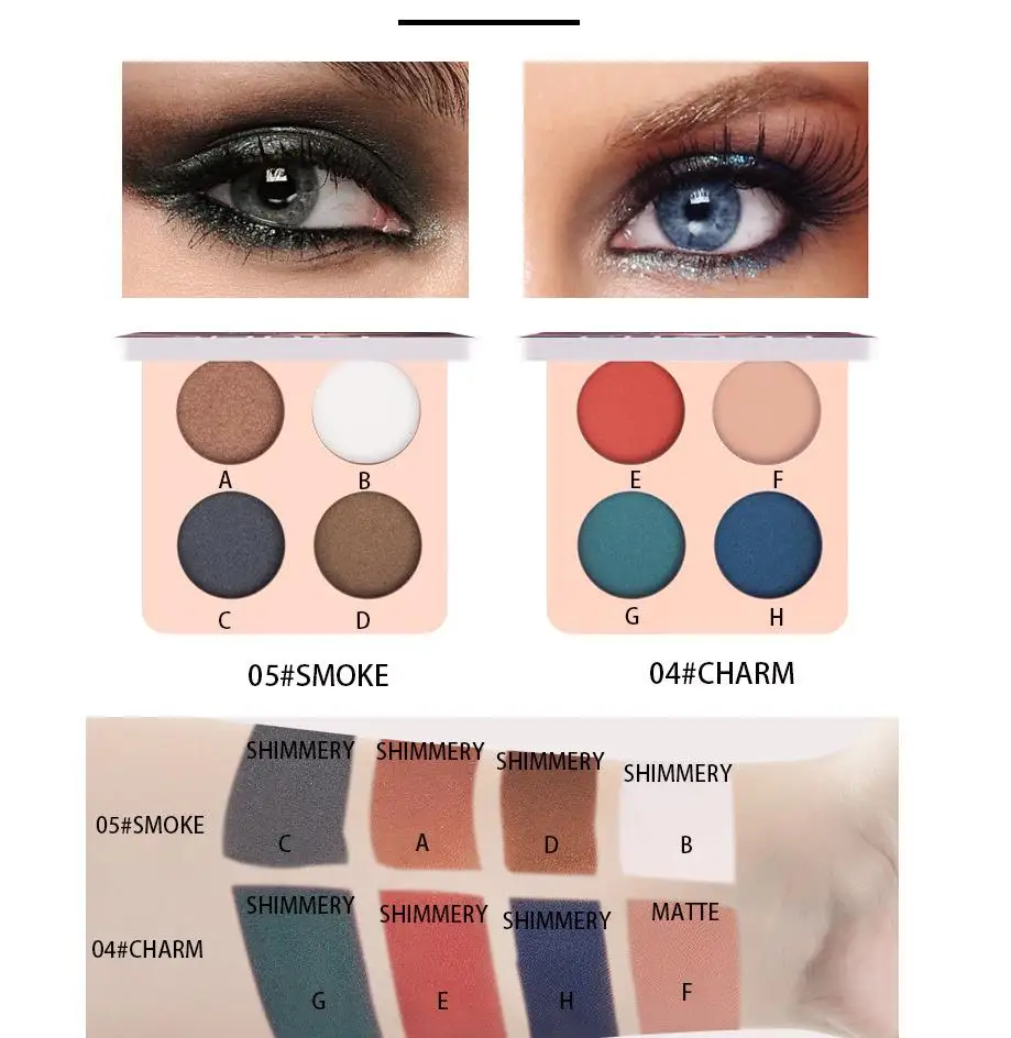 Palette de fards à barrage professionnels, produit cosmétique, nude, pigment scintillant, imperméable, napbalm, T0192, 256