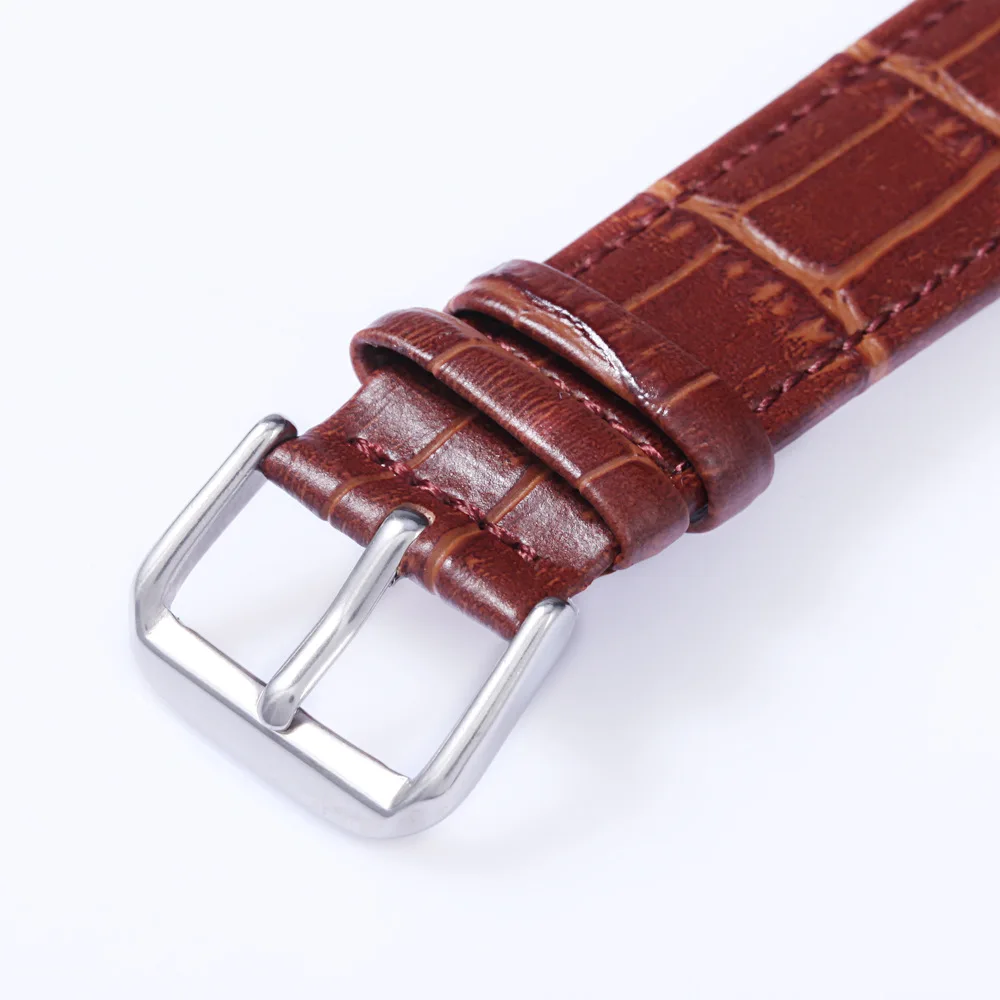 Ultra-thin Genuine Calfskin Leather Watchband 20mm 18mm 16mm 14mm 12mm Sweat Proof  Strap Watch Accessories UTHAI Z63