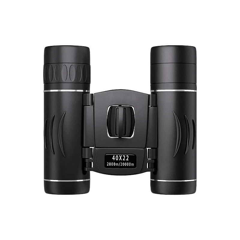 Mini telescopio plegable de largo alcance de 2000M, óptica BAK4 FMC para Deportes de caza, viajes de acampada al aire libre, binoculares potentes HD 40x22