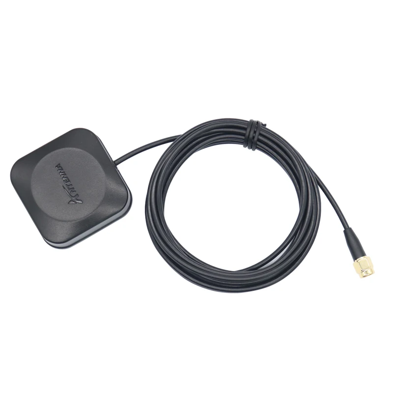 GPS GLONASS BDS Three in One Combined Vehicle Navigation Positioning Amplifie Antenna High Gain 35db Fakra-C SMA Male Interface