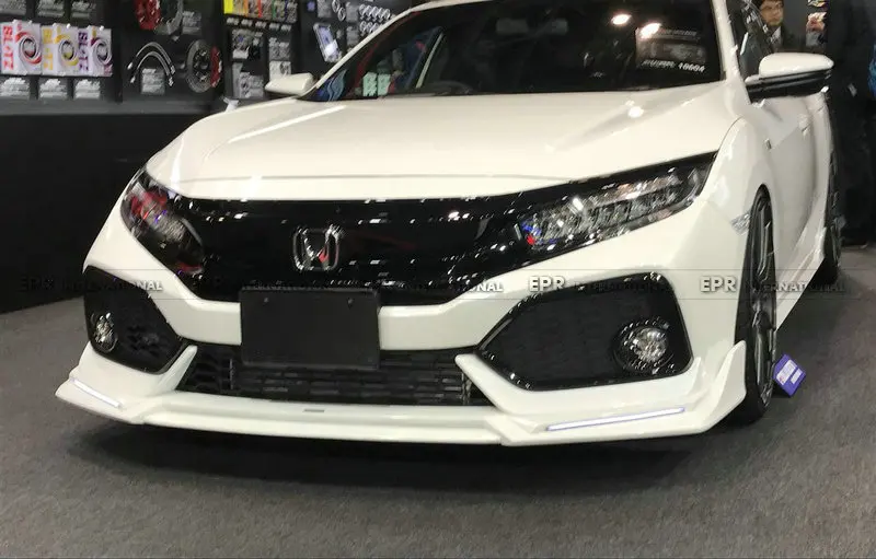 For Honda Generation 10th Civic FK7 (FC SI) Hatchback BLZ Style Carbon Fiber Front Bumper Under Lip(NOT Fit FK8)