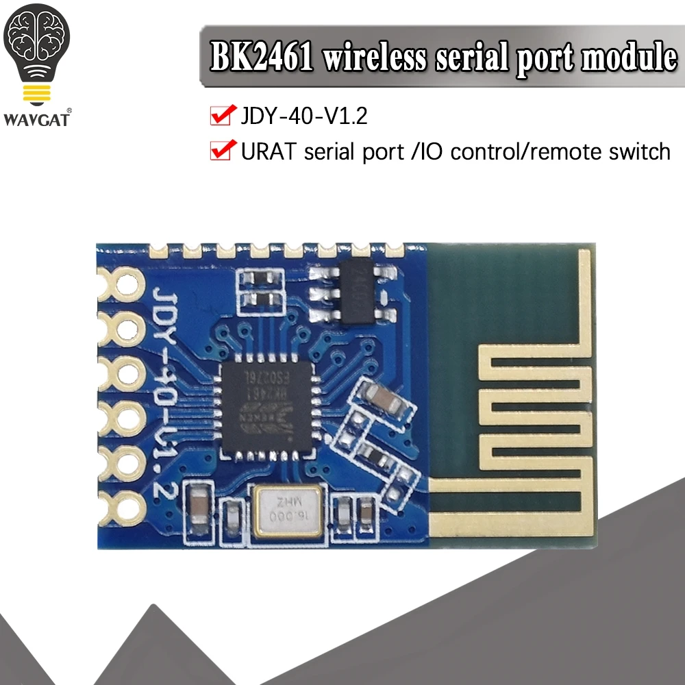 JDY-40 2.4G wireless serial port transmission transceiver and remote communication module BK2461 super NRF24L01