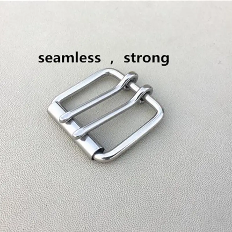 10pcs Metal Waistband Buckle Stainless Steel Roller Belts Buckle Double Pin 44mm