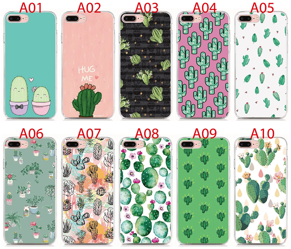 For Asus Zenfone 4 Selfie Pro Pegasus 4S 4 Max 4S 3 Laser 3 GO Case Soft TPU Cute Cactus Back Cover Silicone Phone Case